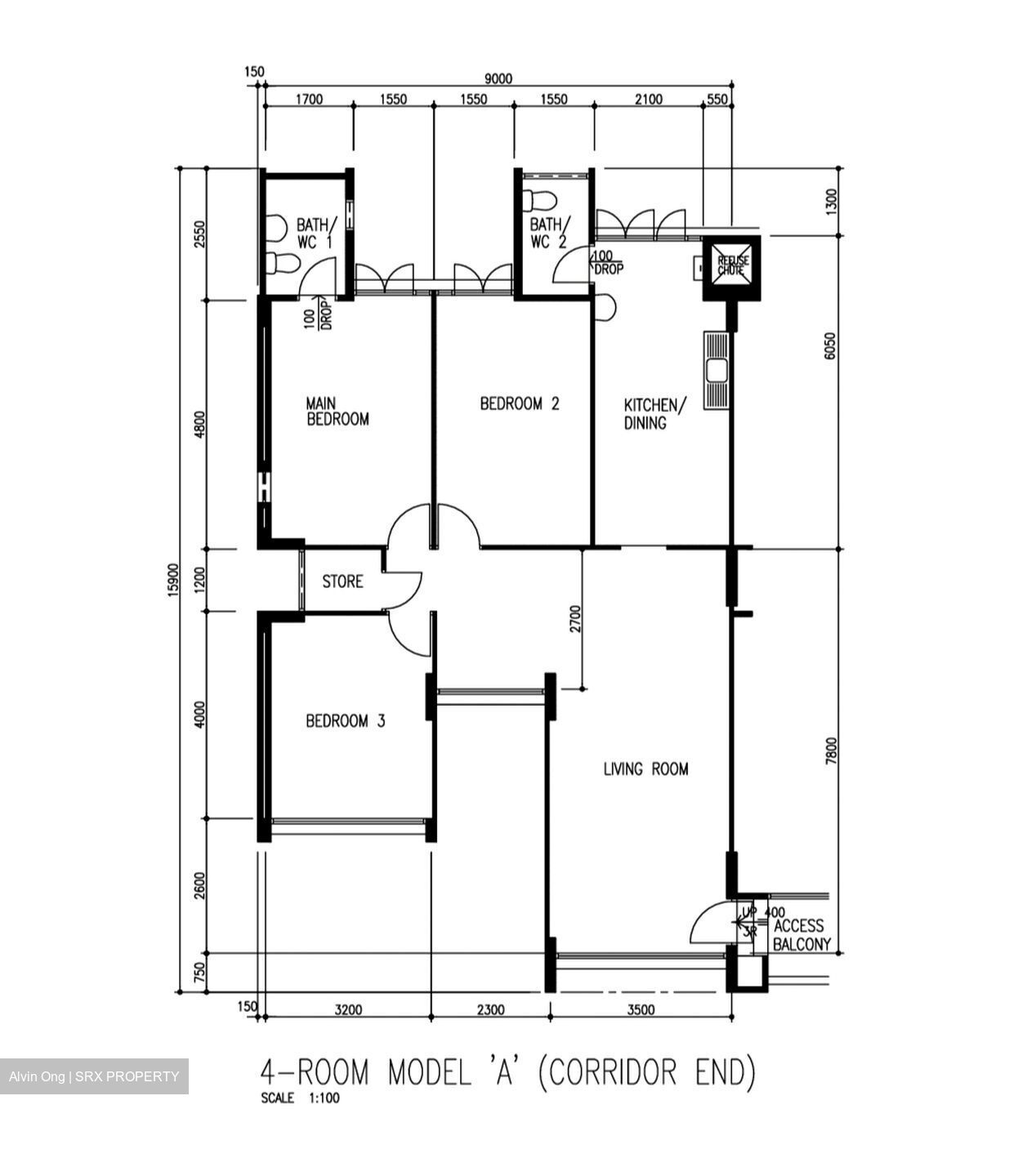 Blk 671 Hougang Avenue 8 (Hougang), HDB 4 Rooms #607979361